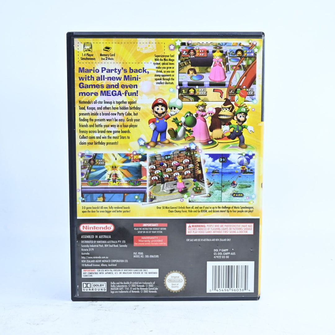 Mario Party 4 - Nintendo Gamecube Game + Manual - PAL - FREE POST!