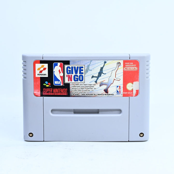 NBA Give 'N Go - Super Nintendo / SNES Game - PAL - FREE POST!