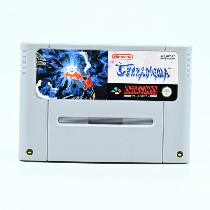 AS NEW! Terranigma - Super Nintendo / SNES Game - PAL - FREE POST!