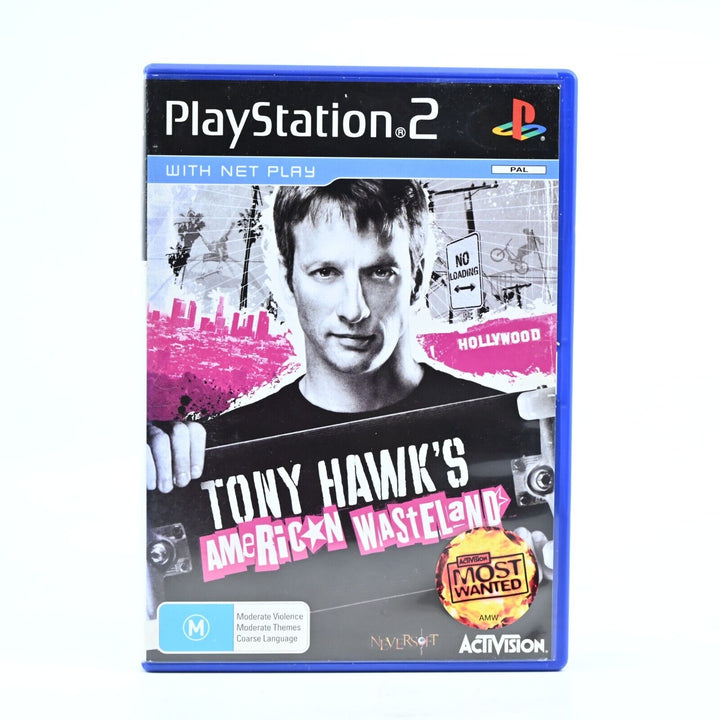 Tony Hawk's American Wasteland - Sony Playstation 2 / PS2 Game + Manual - PAL