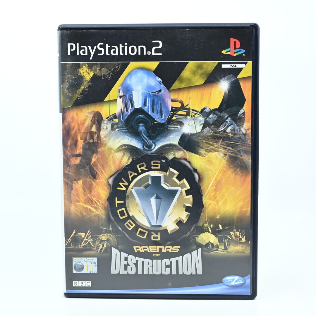 Robot Wars: Arenas of Destruction - Sony Playstation 2 / PS2 Game + Manual - PAL