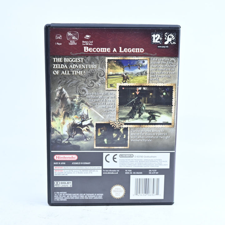 The Legend of Zelda: Twilight Princess CASE & MANUAL ONLY - Nintendo Gamecube