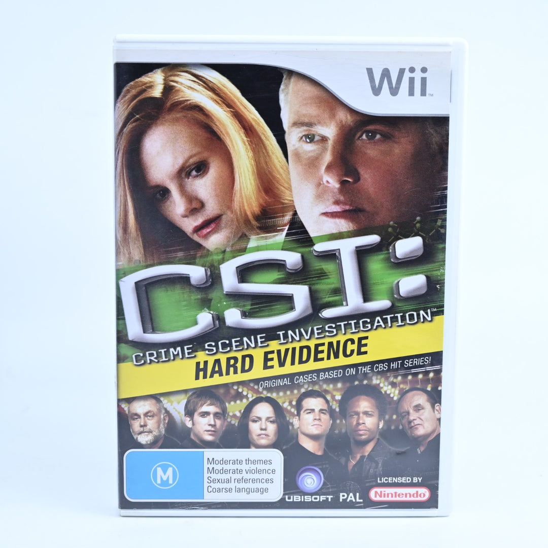 CSI: Hard Evidence - Nintendo Wii Game + Manual - PAL - MINT DISC!