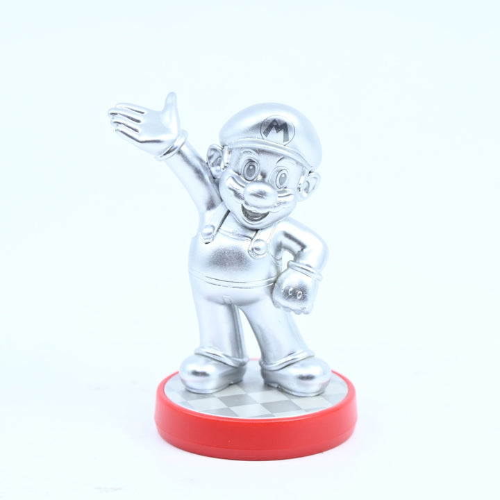 Mario Amiibo Silver Edition - Super Mario Series - Nintendo - Toy