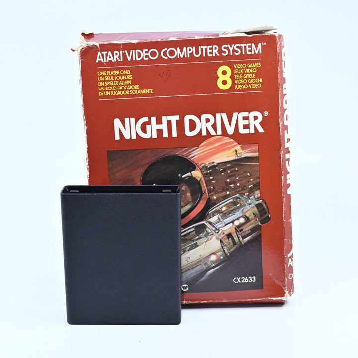 Night Driver - Atari 2600 Boxed Game - No Manual - PAL - FREE POST!