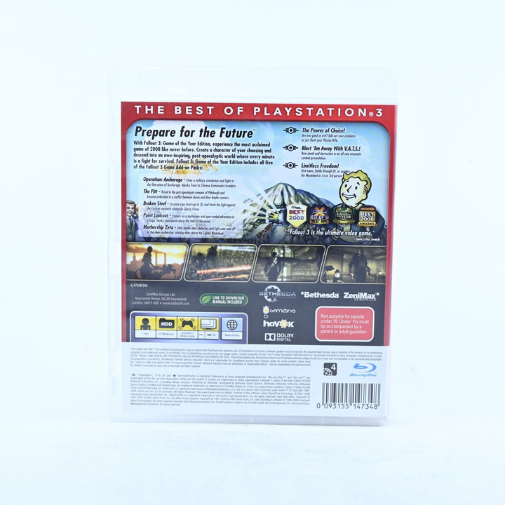 Fallout 3 - Game of the Year Edition - Sony Playstation 3 / PS3 Game