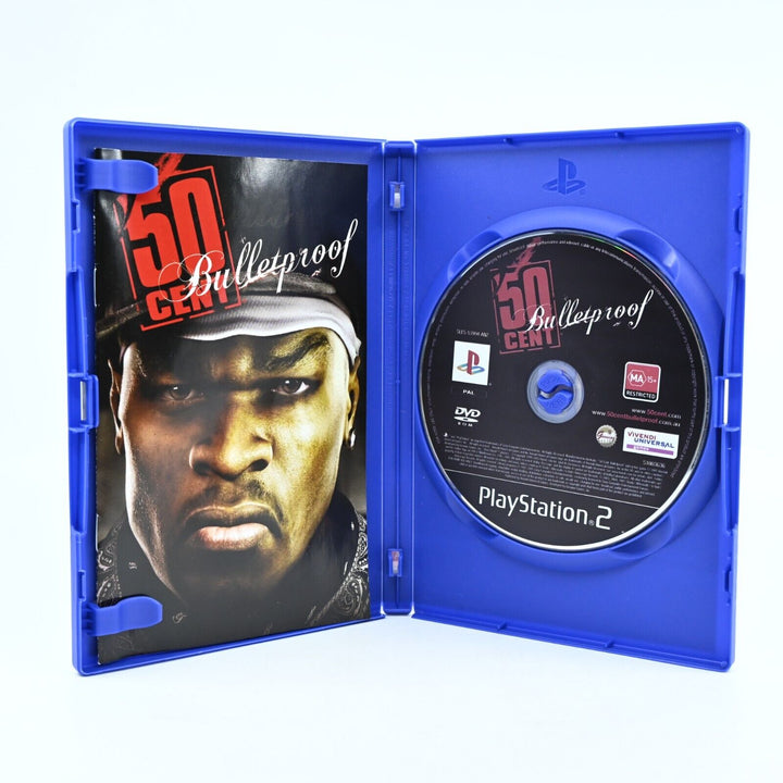 50 Cent Bulletproof - Sony Playstation 2 / PS2 Game + Manual - PAL - MINT DISC!