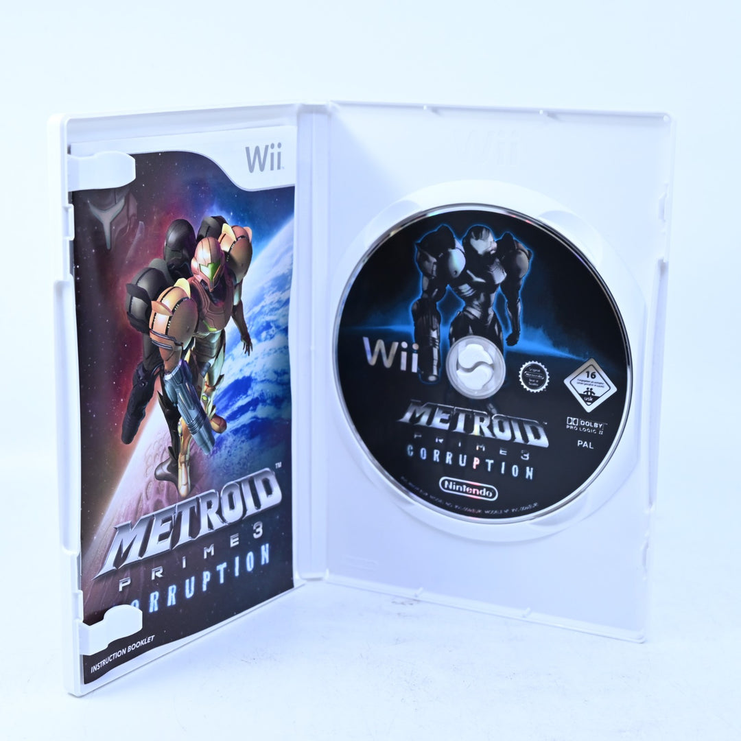Metroid Prime 3: Corruption - Nintendo Wii Game - PAL - MINT DISC!