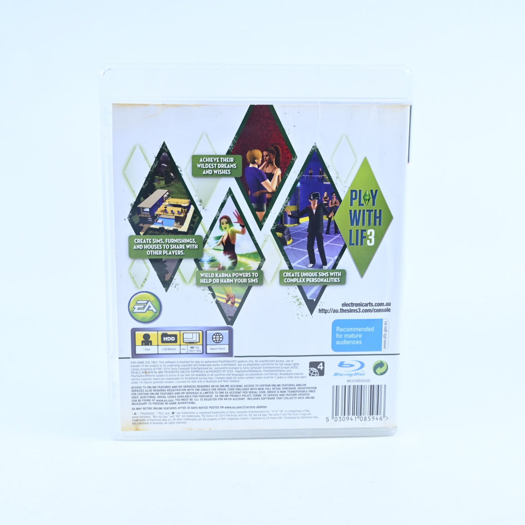 The Sims 3 - Sony Playstation 3 / PS3 Game + Manual - FREE POST!