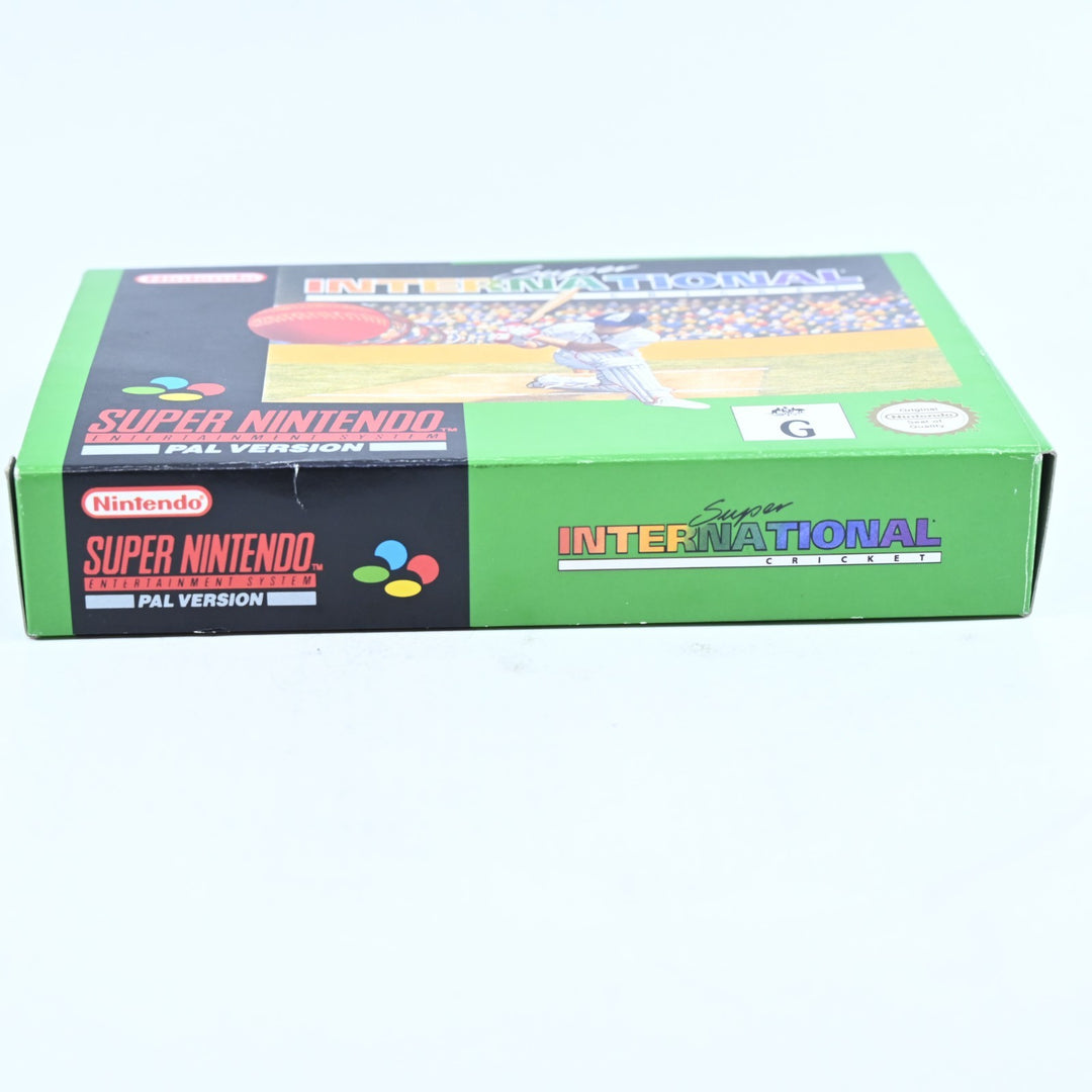Super International Cricket - Super Nintendo / SNES Boxed Game - PAL