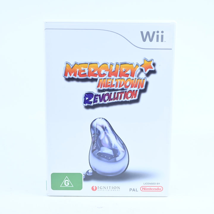 Mercury Meltdown Revolution - Nintendo Wii Game + Manual - PAL - MINT DISC!