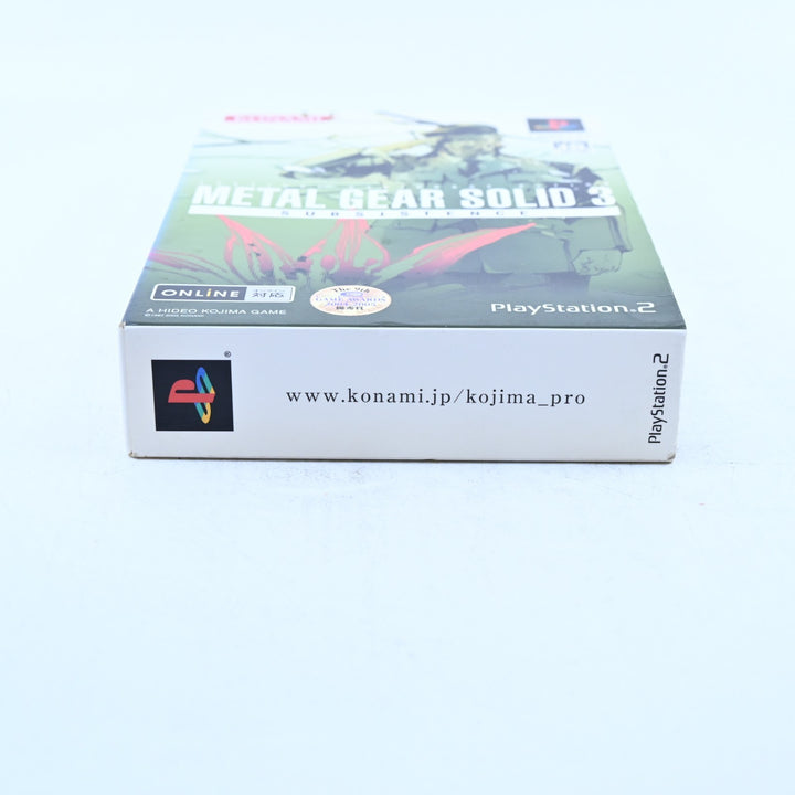 Metal Gear Solid 3: Subsistence - Playstation 2 / PS2 Game + Manual - NTSC-J