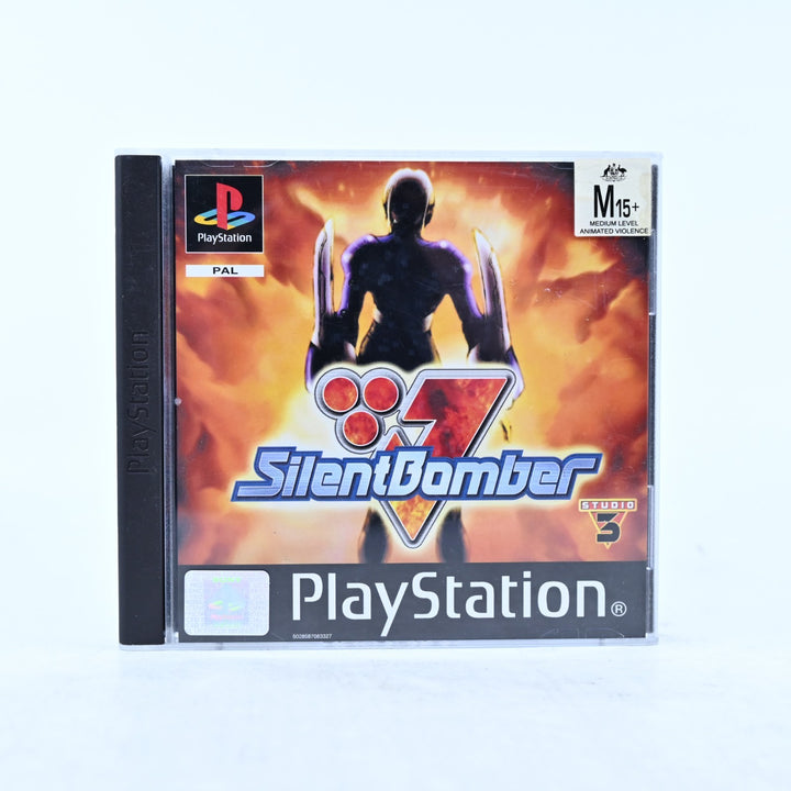 Silent Bomber - Sony Playstation 1 / PS1 Game + Manual - PAL - MINT DISC!