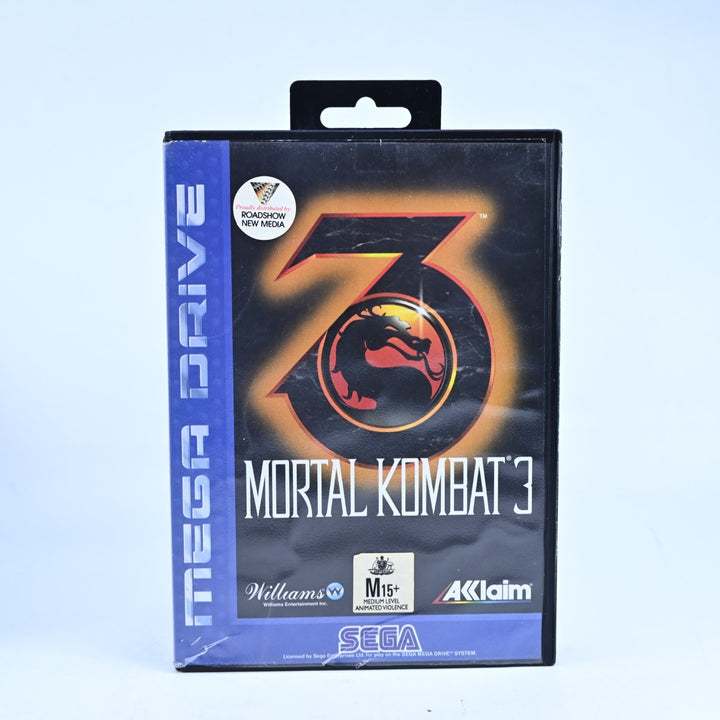 Mortal Kombat 3 - Sega Mega Drive Game + Manual - PAL - FREE POST!