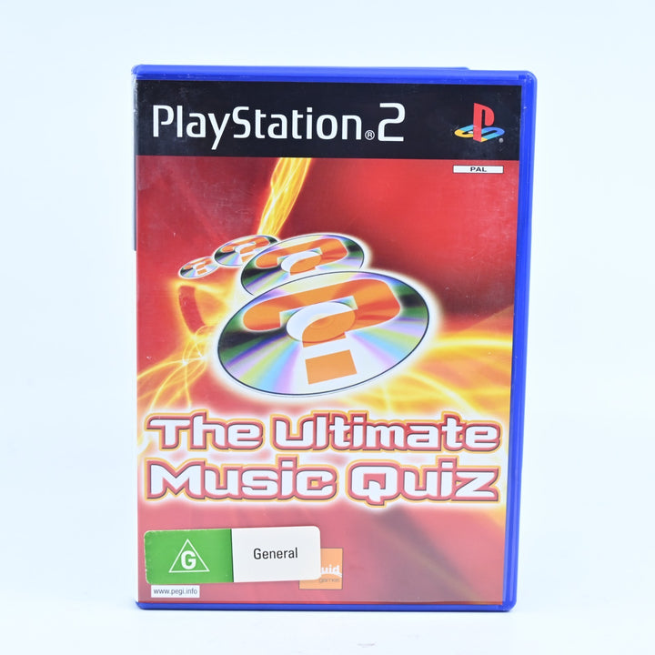 The Ultimate Music Quiz - Sony Playstation 2 / PS2 Game + Manual - PAL