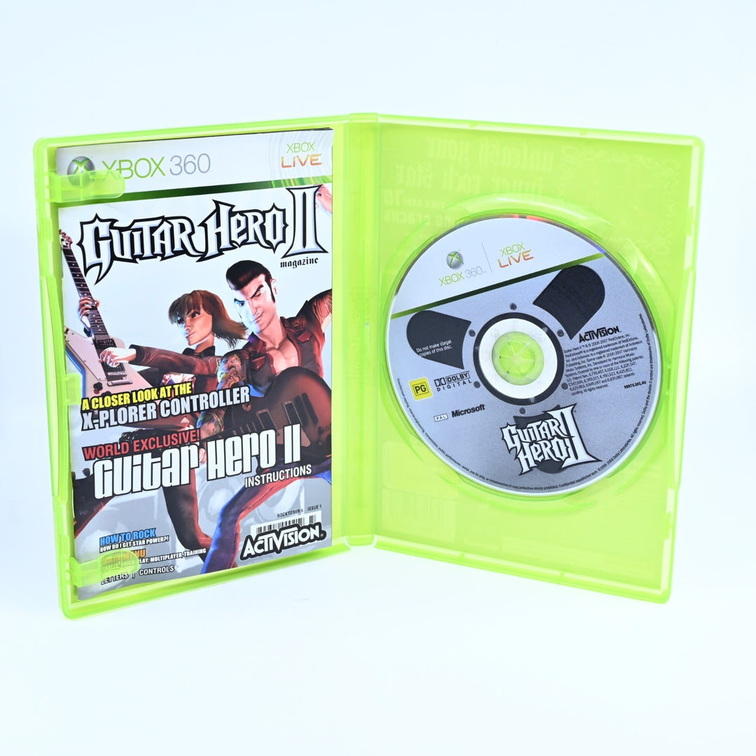 Guitar Hero II - Xbox 360 Game + Manual - PAL - MINT DISC!