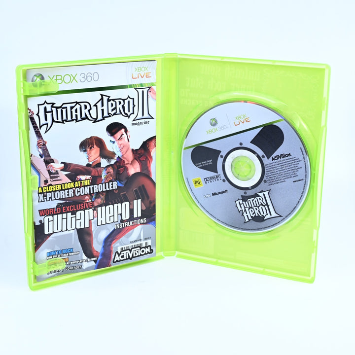 Guitar Hero II - Xbox 360 Game + Manual - PAL - MINT DISC!
