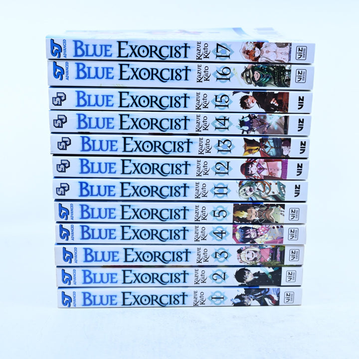 Blue Exorcist - Volumes 1-5 + 11-17 - Kazue Kato - Viz Media - Manga Lot
