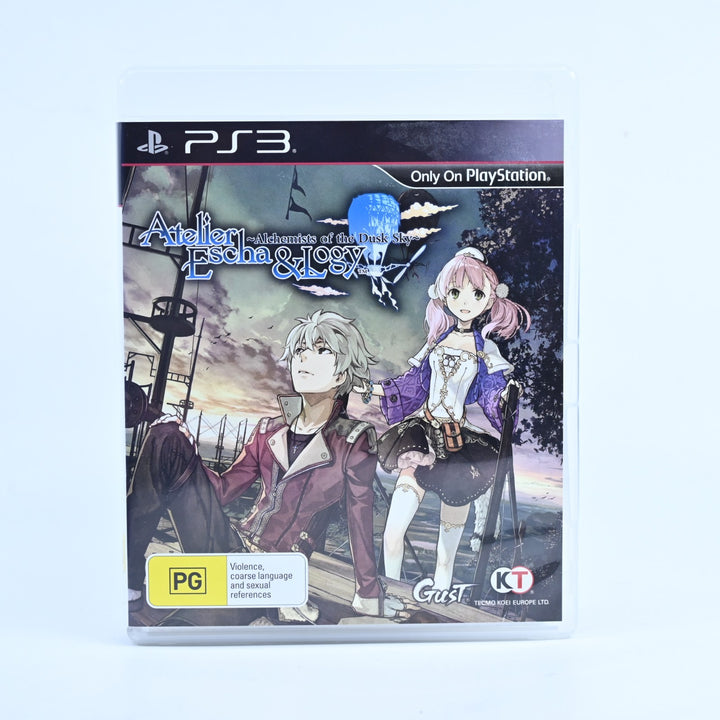Atelier Escha & Logy: Alchemists of the Dusk Sky - Sony PS3 Game + Manual