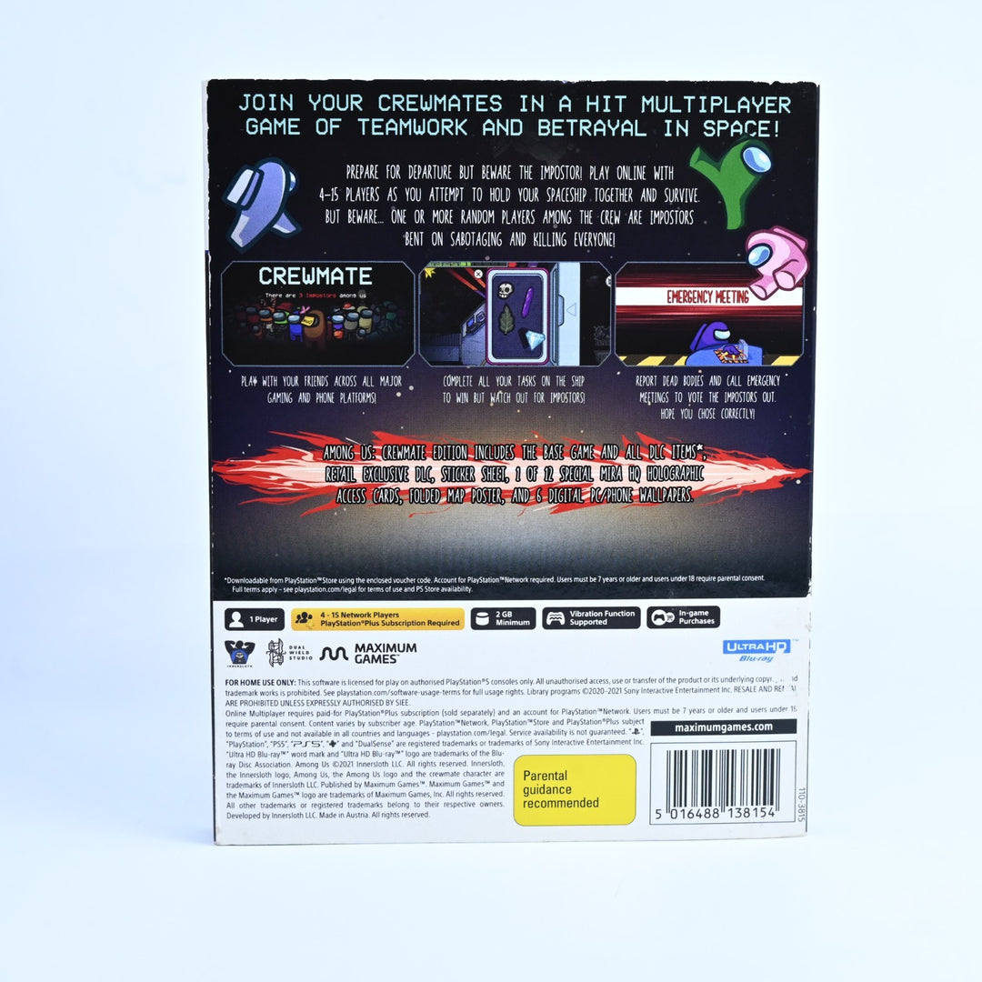 Among Us: Crewmate Edition - Sony Playstation 5 / PS5 Game - MINT DISC!