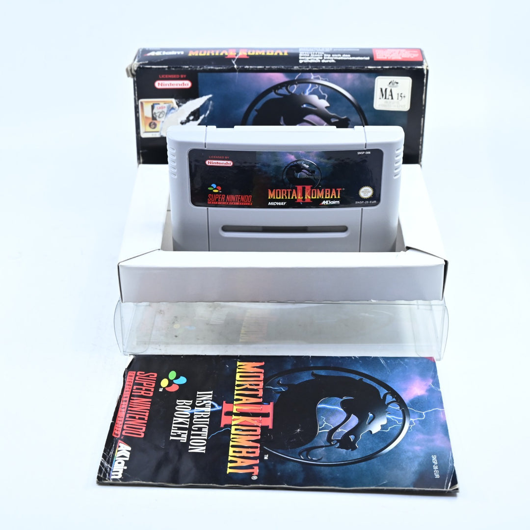 Mortal Kombat II - Super Nintendo / SNES Boxed Game - PAL - FREE POST!