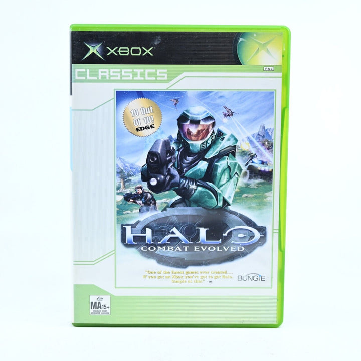 Halo: Combat Evolved - Original Xbox Game + Manual - PAL - MINT DISC!