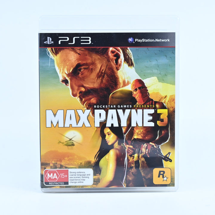 Max Payne 3 - Sony Playstation 3 / PS3 Game + Manual - FREE POST