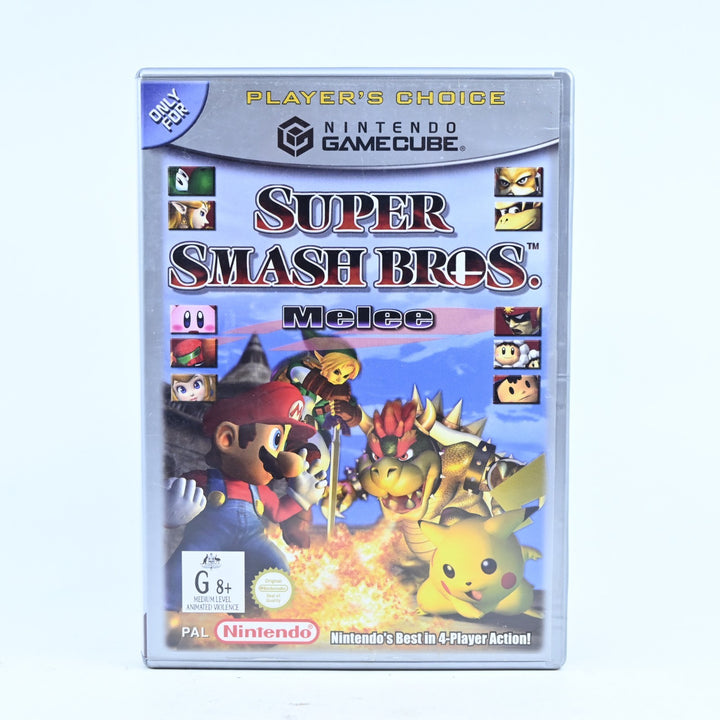 Super Smash Bros. Melee - Nintendo Gamecube Game + Manual - PAL - FREE POST!