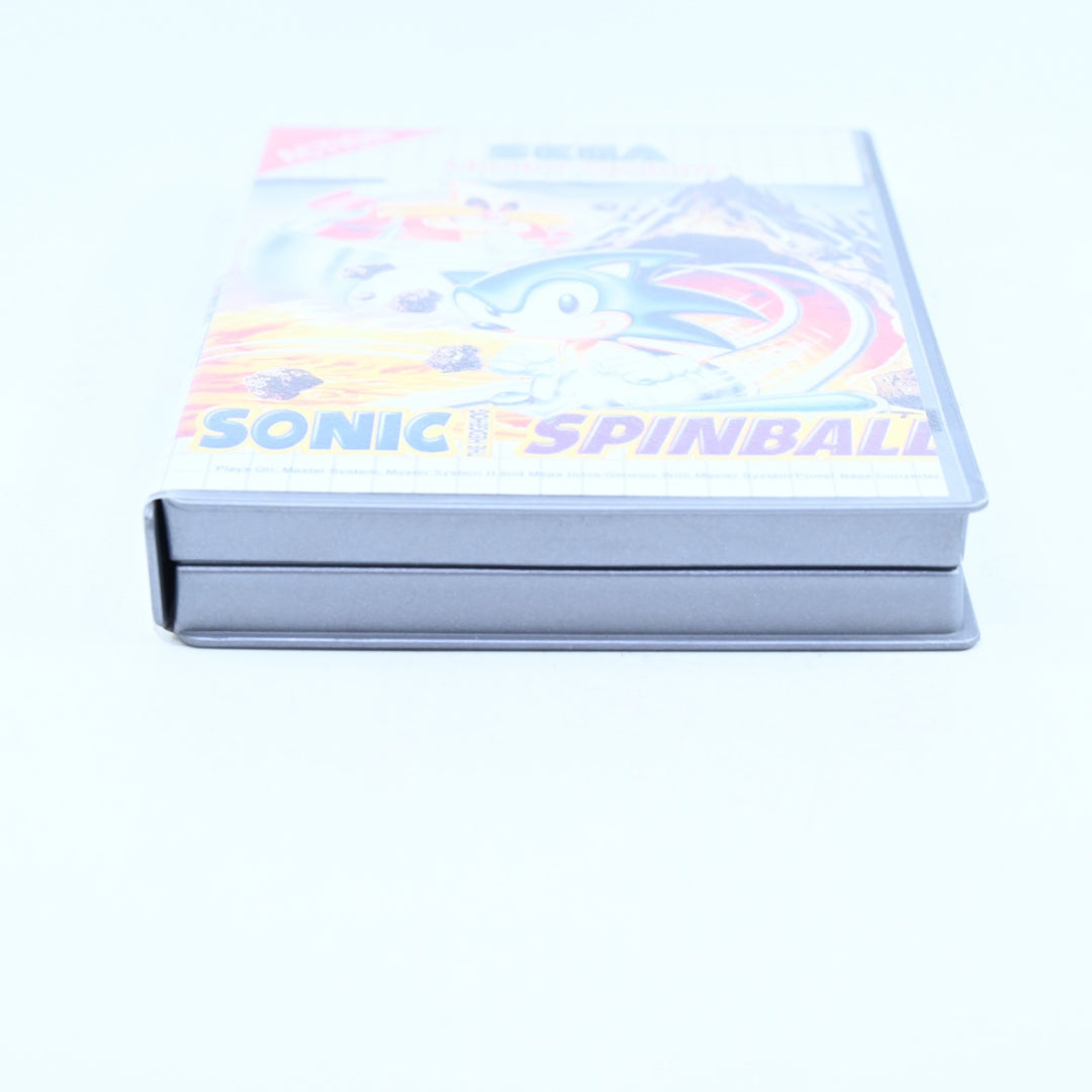 Sonic Spinball - Silver OziSoft - Sega Master System Game + Manual - PAL