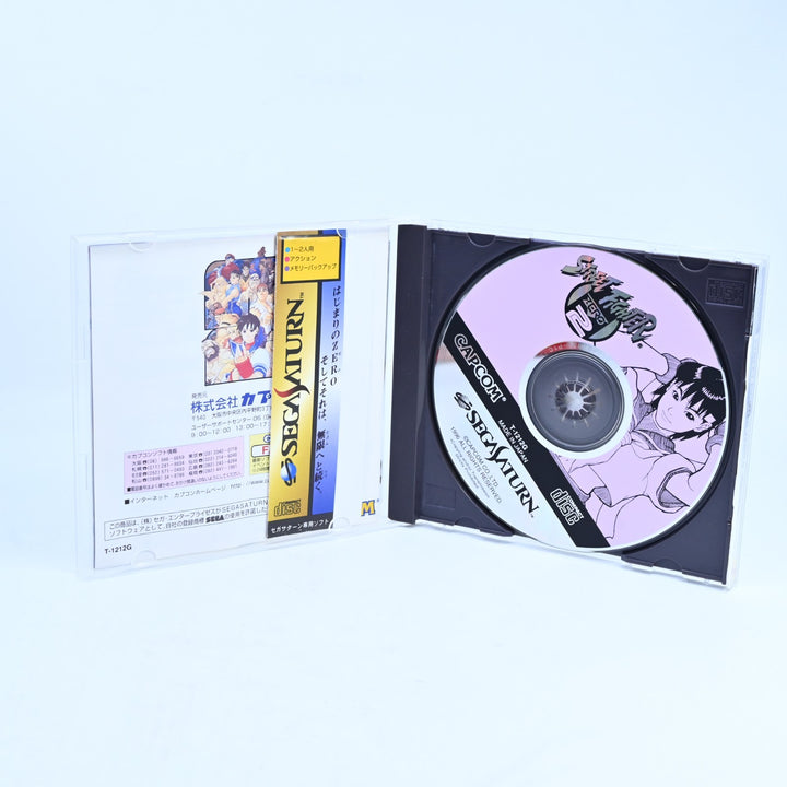 Street Fighter Zero 2 - Sega Saturn Game + Manual - NTSC-J - FREE POST!