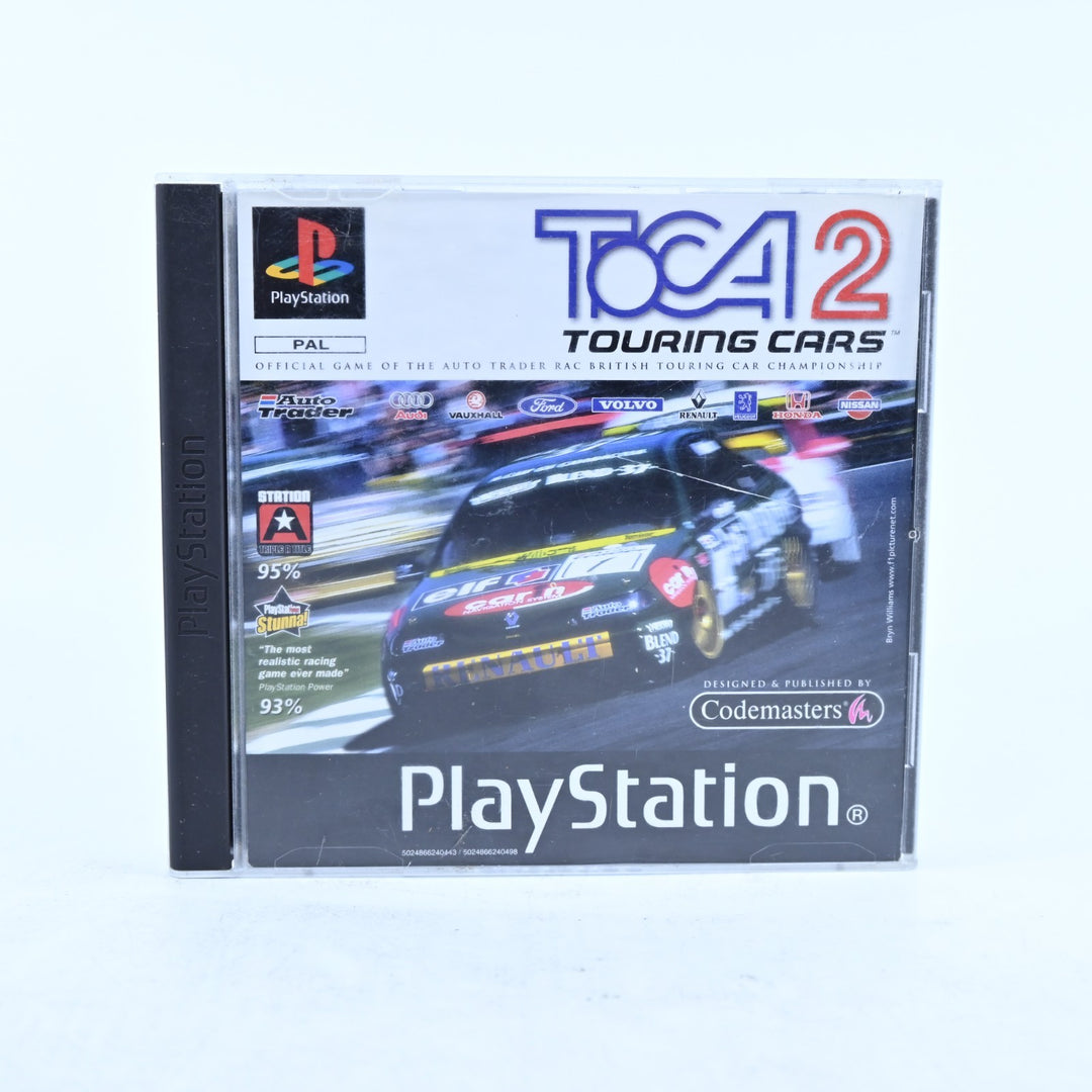 TOCA 2 Touring Cars - Sony Playstation 1 / PS1 Game + Manual - PAL - MINT DISC!