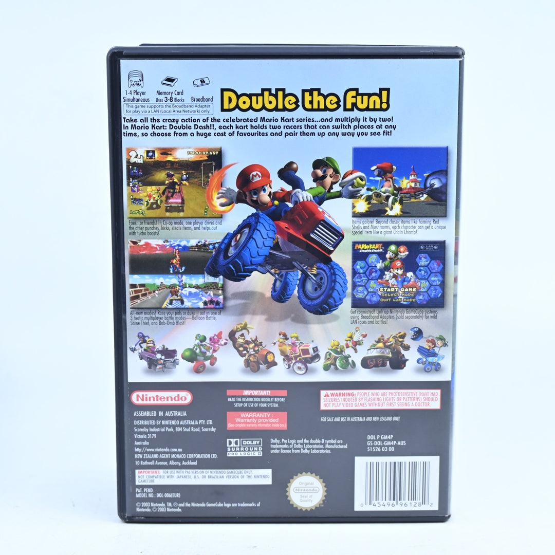 Mario Kart: Double Dash!! - Nintendo Gamecube Game + Manual - PAL