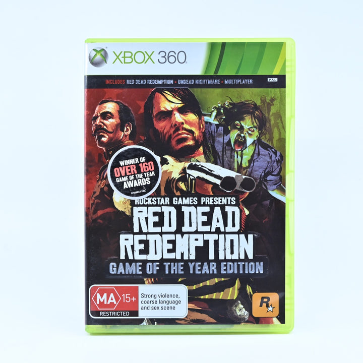 Red Dead Redemption: GOTY - Xbox 360 Game + Map - PAL - MINT DISC!