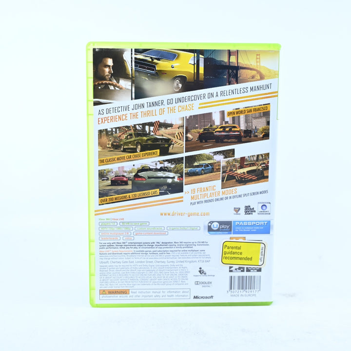 Driver San Francisco - Xbox 360 Game + Manual - PAL - MINT DISC!