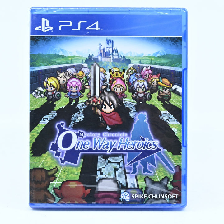 SEALED! One Way Heroics - LR-P11 - Sony Playstation 4 / PS4 Game + Card