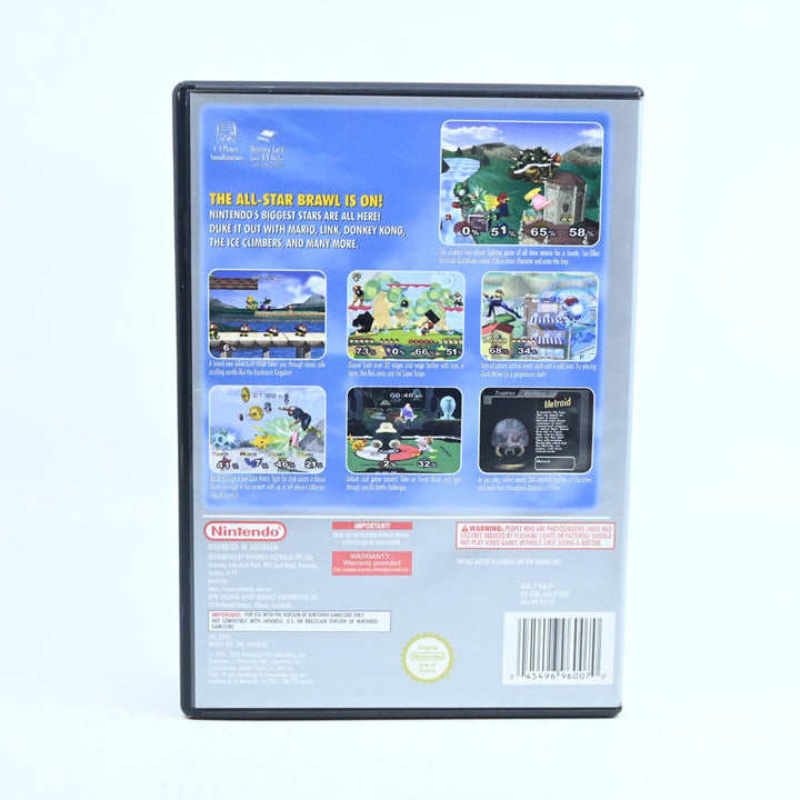 Super Smash Bros. Melee - Nintendo Gamecube Game - No Manual - PAL - FREE POST!