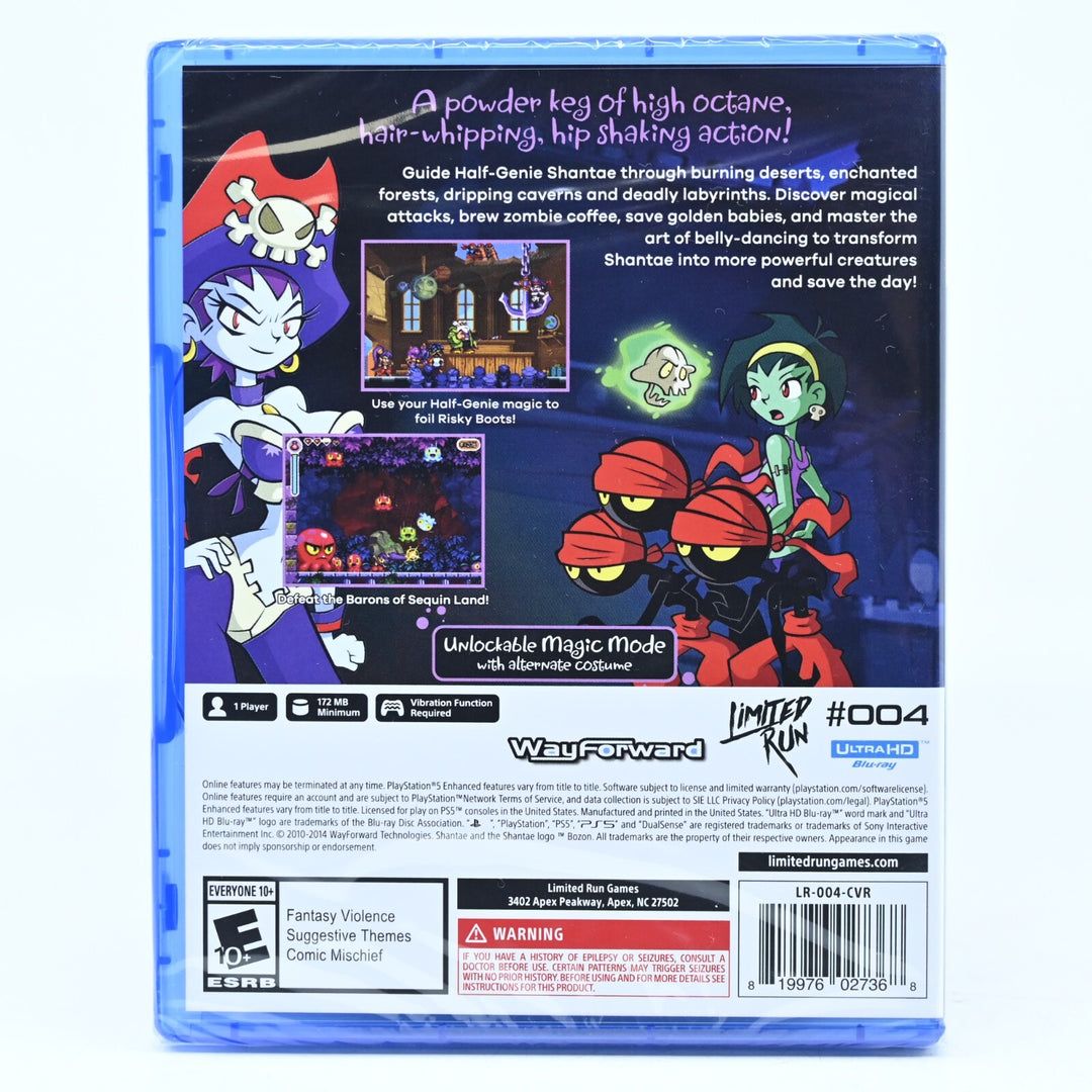 SEALED! Shantae: Risky's Revenge - Sony Playstation 5 / PS5 Game - FREE POST!
