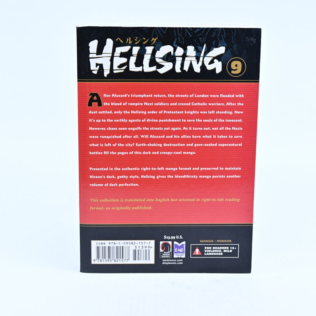 Hellsing Volumes 1-10 Lot - Dark Horse Manga - Manga