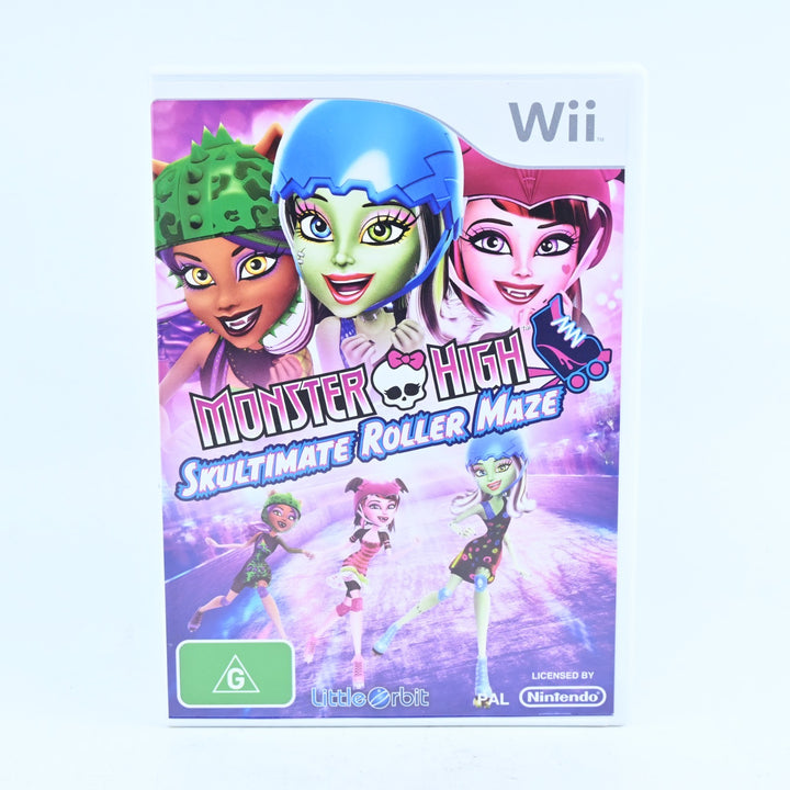 Monster High: Skultimate Roller Maze - Nintendo Wii Game + Manual - PAL