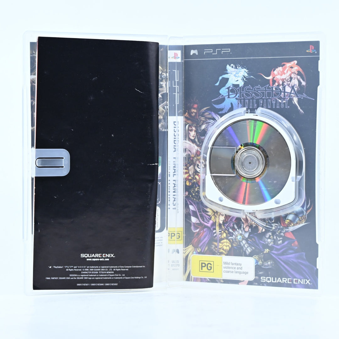 Dissidia Final Fantasy - Sony PSP Game + Manual - FREE POST!