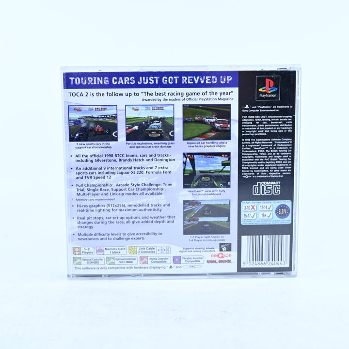 TOCA 2 Touring Cars - Sony Playstation 1 / PS1 Game + Manual - PAL - MINT DISC!