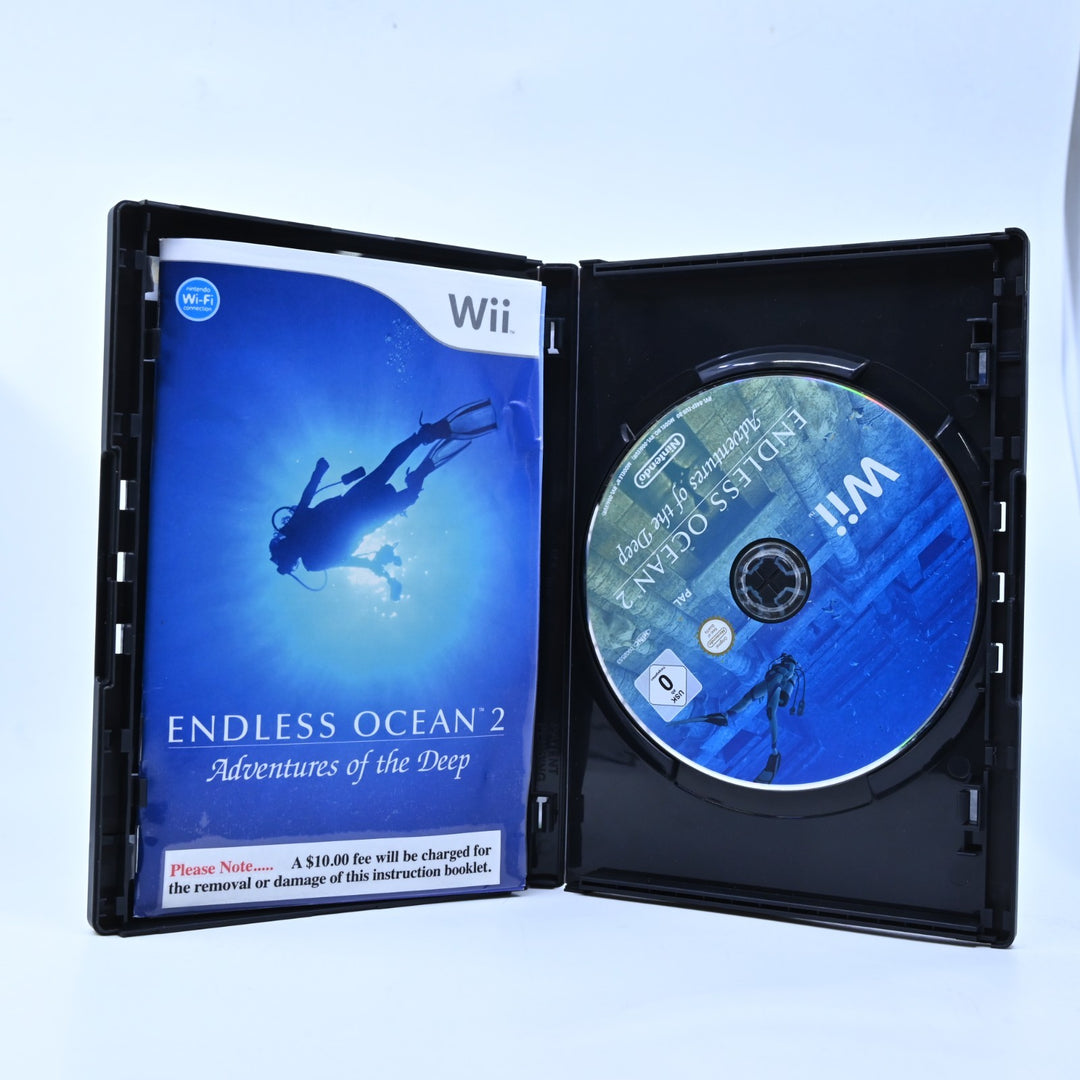 Endless Ocean 2: Adventures of the Deep - Nintendo Wii Game + Manual - PAL
