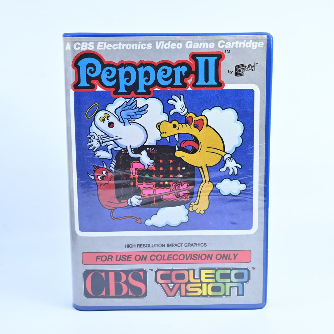 Pepper II - ColecoVision Game + Manual - Region Free - FREE POST!