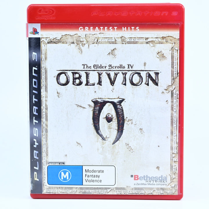 The Elder Scrolls IV: Oblivion - Sony Playstation 3 / PS3 Game + Manual + Map
