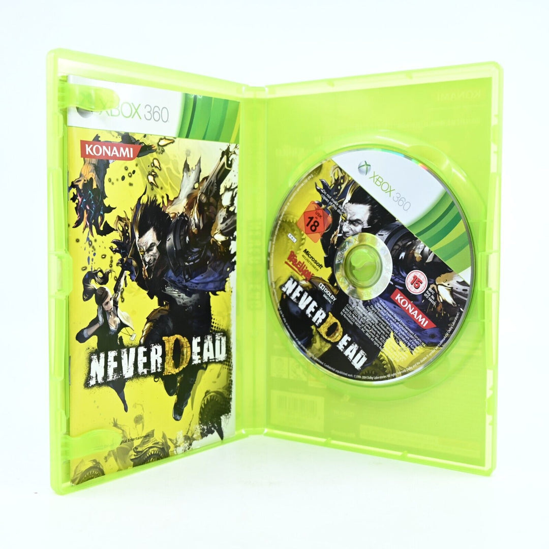 Never Dead - Xbox 360 Game + Manual - PAL - FREE POST!