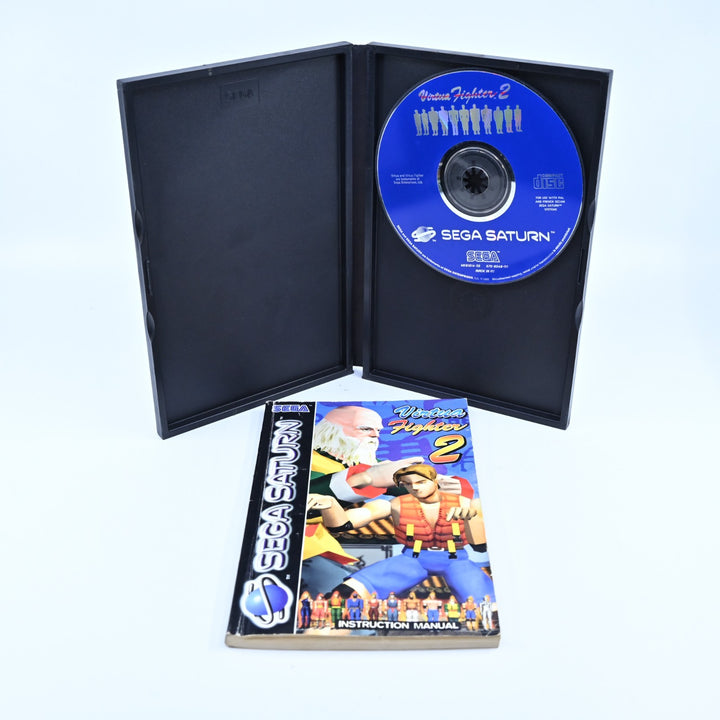 Virtua Fighter 2 - Sega Saturn Game + Manual - PAL - MINT DISC!