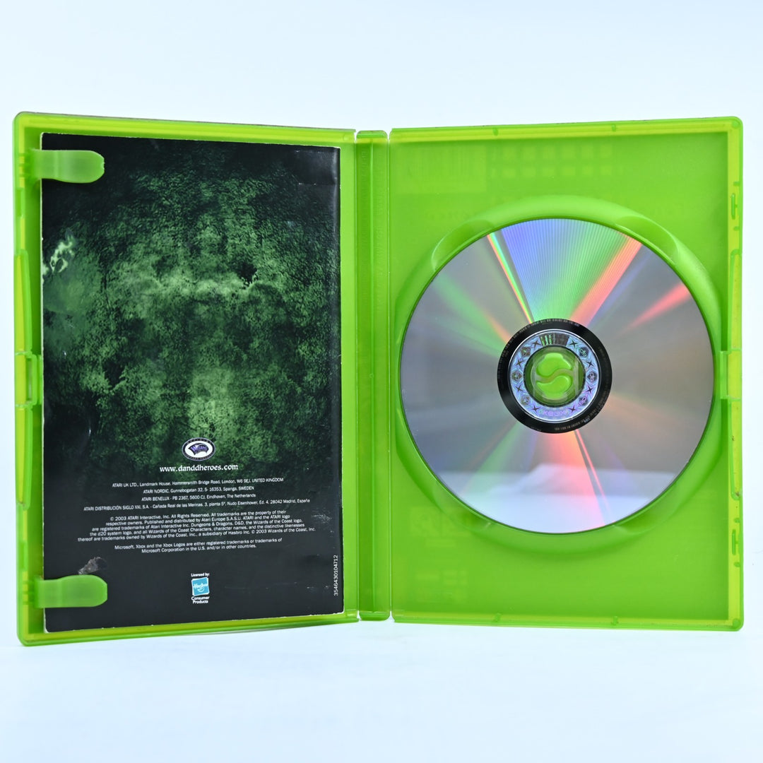 Dungeons & Dragons Heroes - Original Xbox Game + Manual - PAL - MINT DISC!