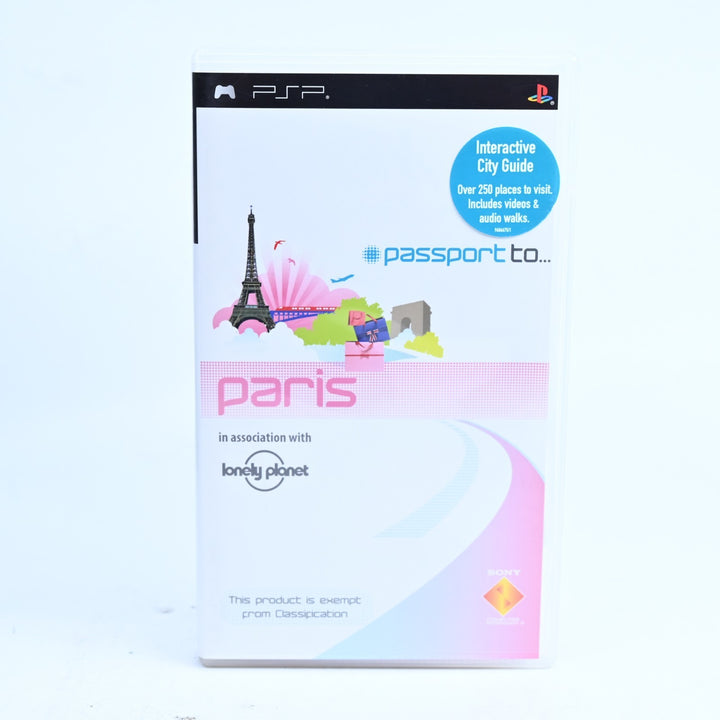 Passport to… Paris - Sony PSP Game + Manual - FREE POST!