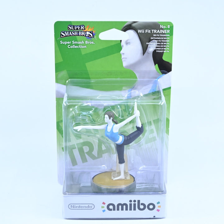 SEALED! Wii Fit Trainer Amiibo No. 8 - Super Smash Bros. Collection - Toy