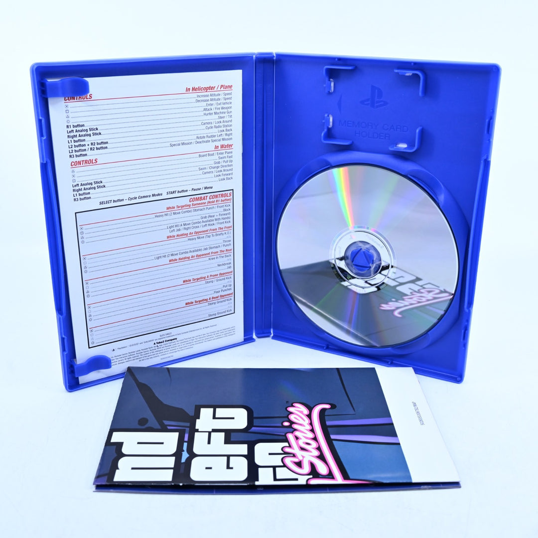 Grand Theft Auto: Vice City Stories Sony Playstation 2/ PS2 Game + Manual + Map